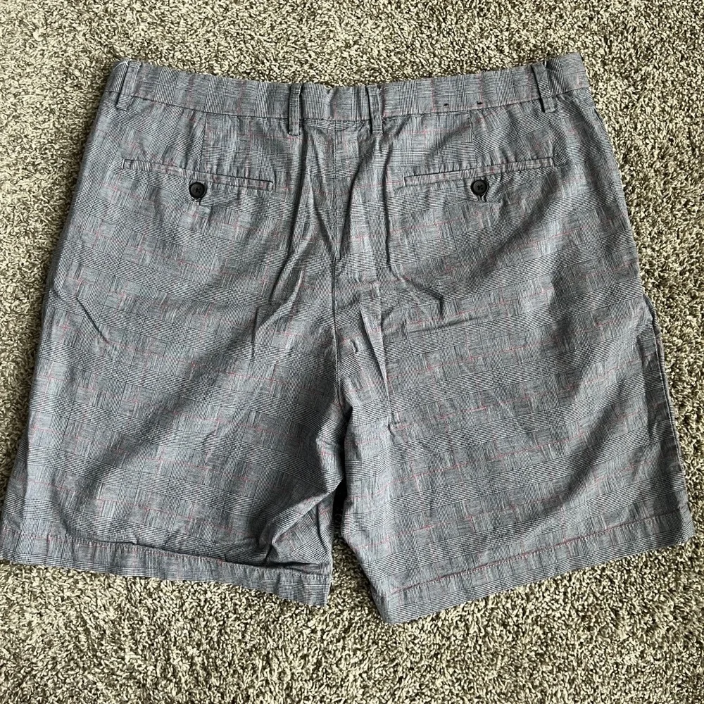 Banana Republic Blue Square Patterned Shorts